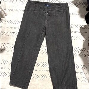 Avenue Plus Size Dark Gray Wide Leg Pants 18 Business Casual